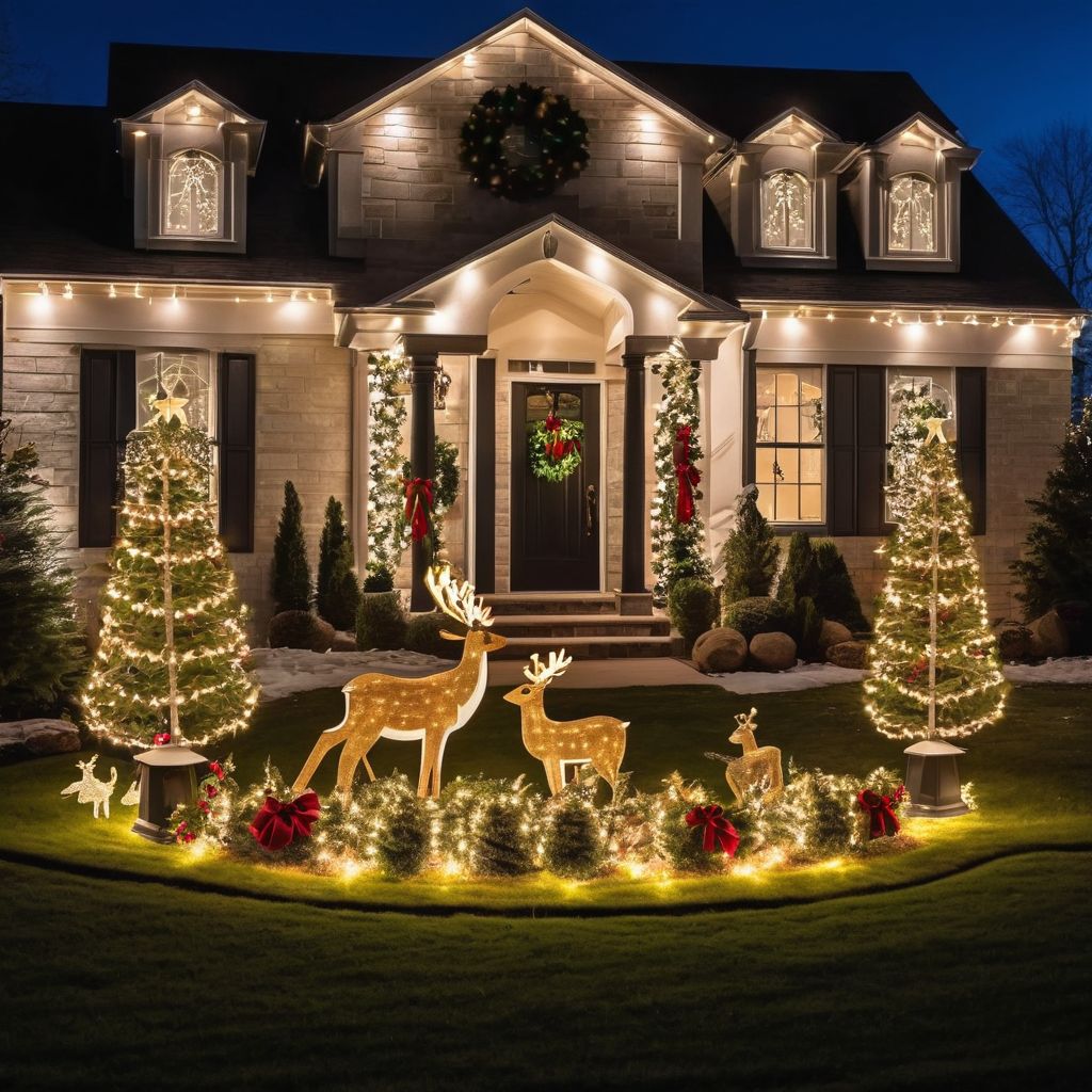 Christmas Outdoor Decorating 44 Elegant And Easy Ideas For Your Yard