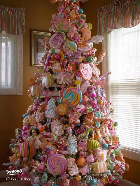 Elaborate Candy Land Christmas Tree Display Elaborate Candy Land Christmas Tree Display