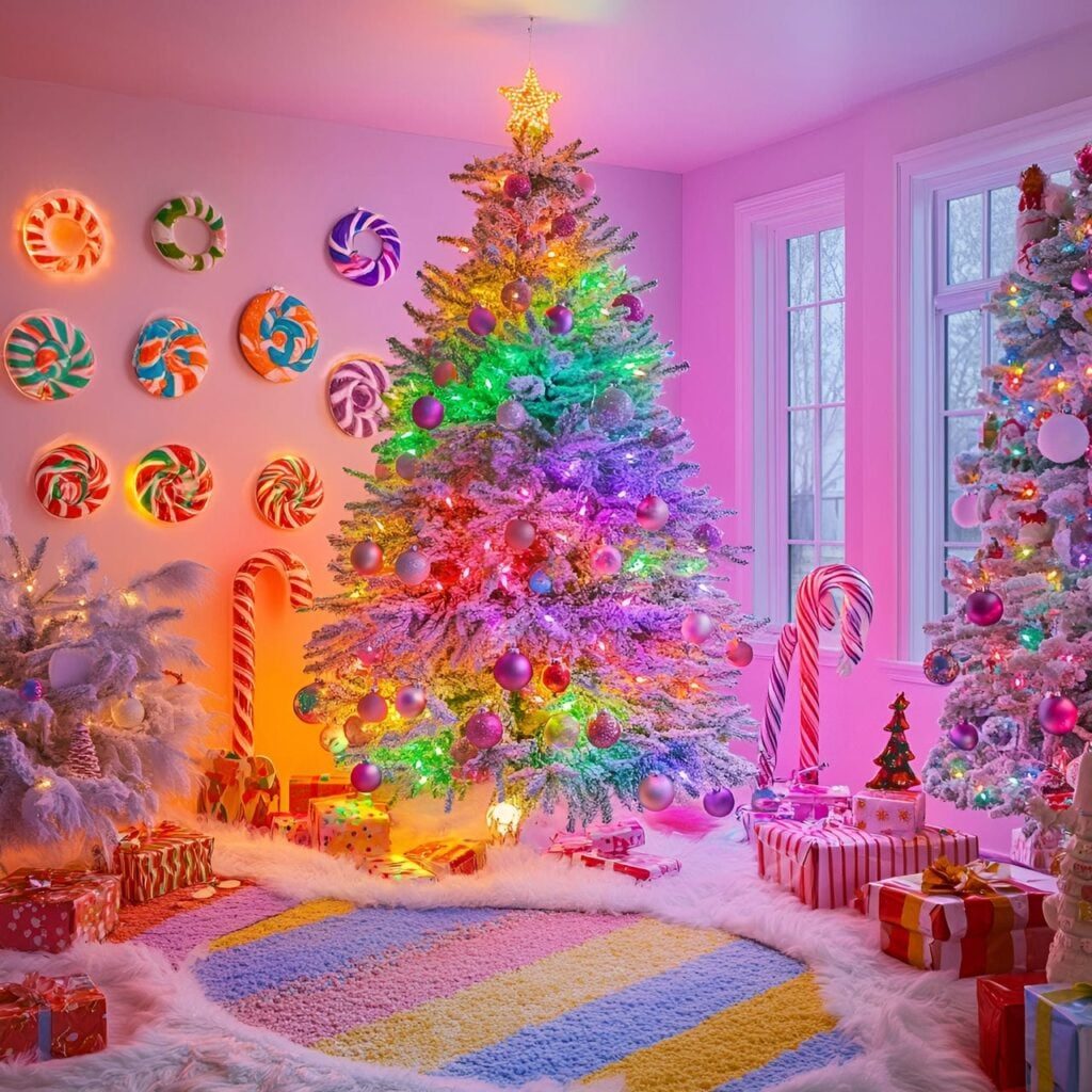 Two Candy Land Themed Christmas Trees Two Candy Land Themed Christmas Trees — Candy Land Christmas Tree