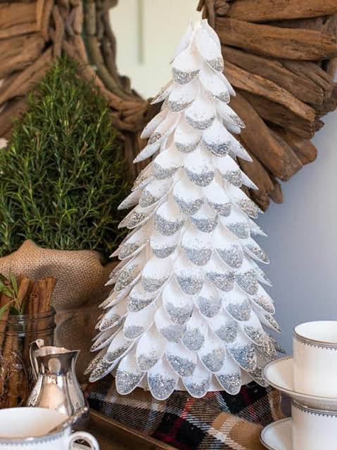 Sparkling Spoon Christmas Tree Craft Sparkling Spoon Christmas Tree Craft — Christmas Crafts for Adults