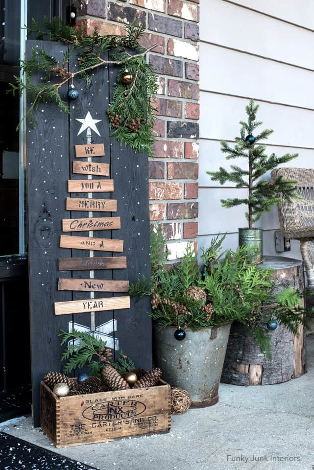 Rustic Wooden Sign for Farmhouse Porch Decor Rustic Wooden Sign for Farmhouse Porch Decor — Christmas Crafts for Adults