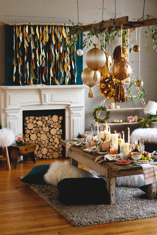 Boho Winter Visual Idea Boho Winter Visual Idea — New Years Eve Party 2027