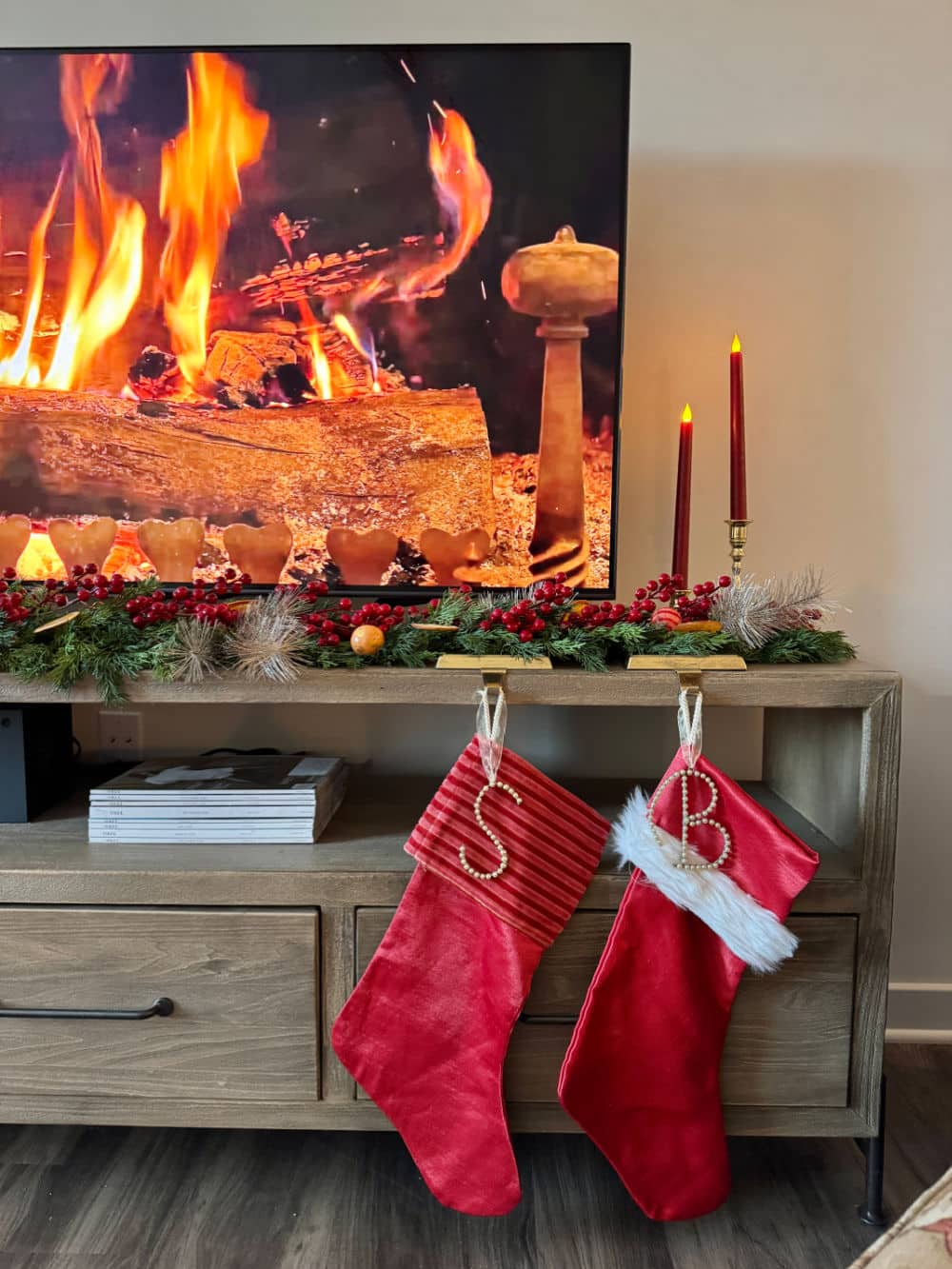 How to Decorate for Christmas in an Apartment - At Home With The Barkers