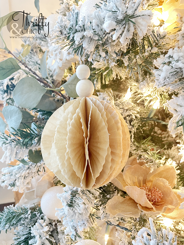 Cottage-Style Honeycomb Ornament from Cupcake Liners Cottage-Style Honeycomb Ornament from Cupcake Liners — DIY Christmas Ornaments