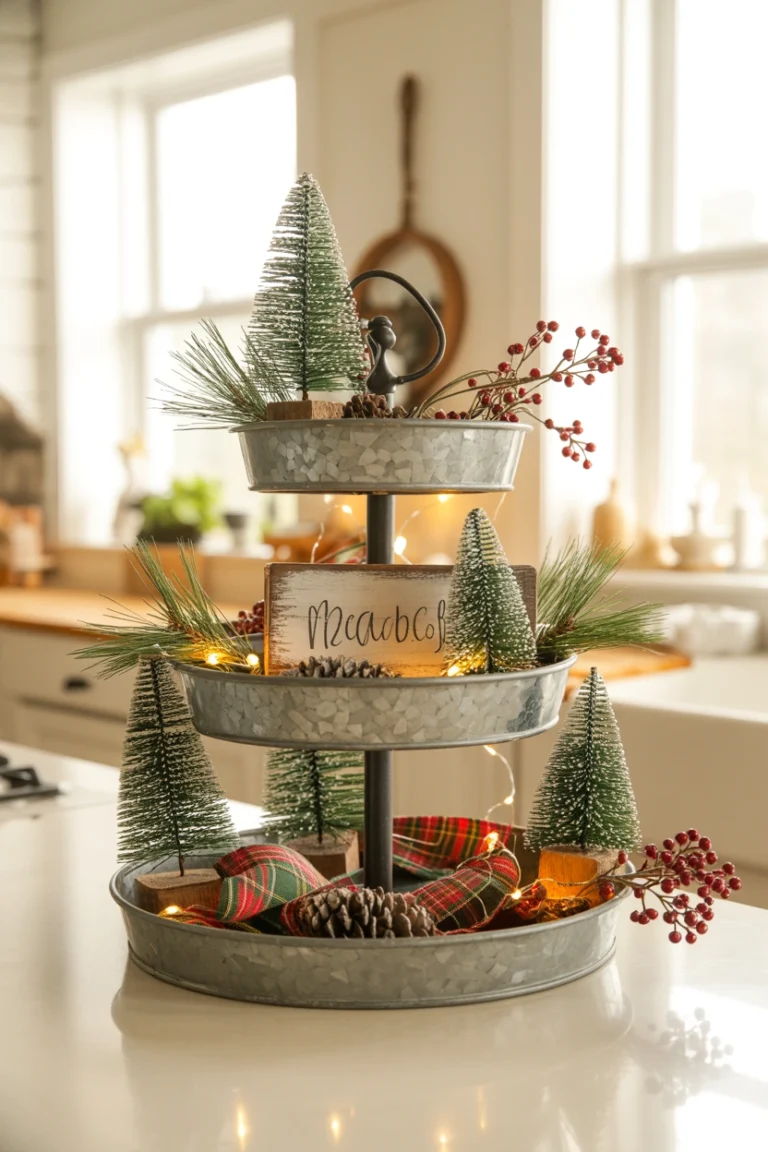 Visual Idea — Christmas Tiered Tray