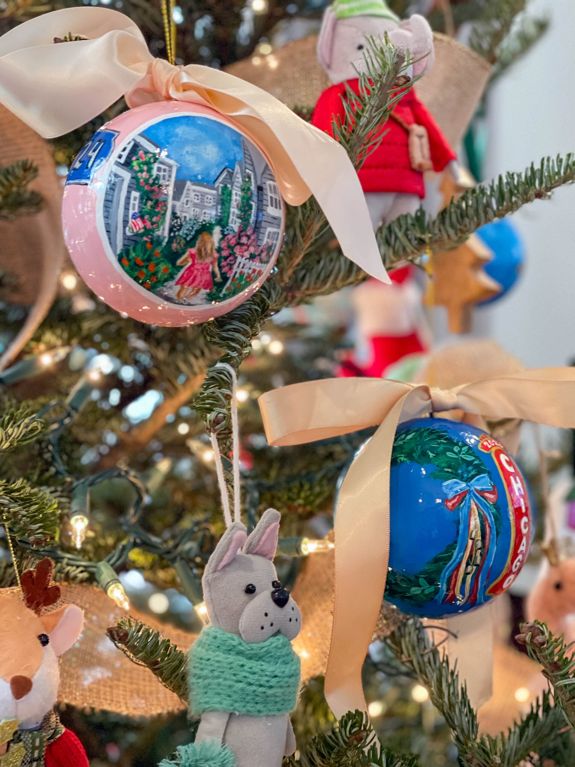 Traditional Hand-Painted Spherical Ornaments Traditional Hand-Painted Spherical Ornaments — DIY Christmas Ornaments