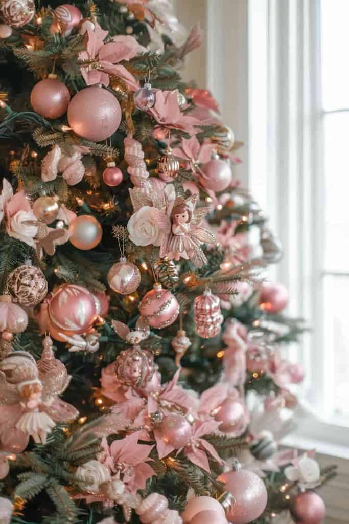 Whimsical Visual Idea Whimsical Visual Idea — Pink and Gold Christmas Tree