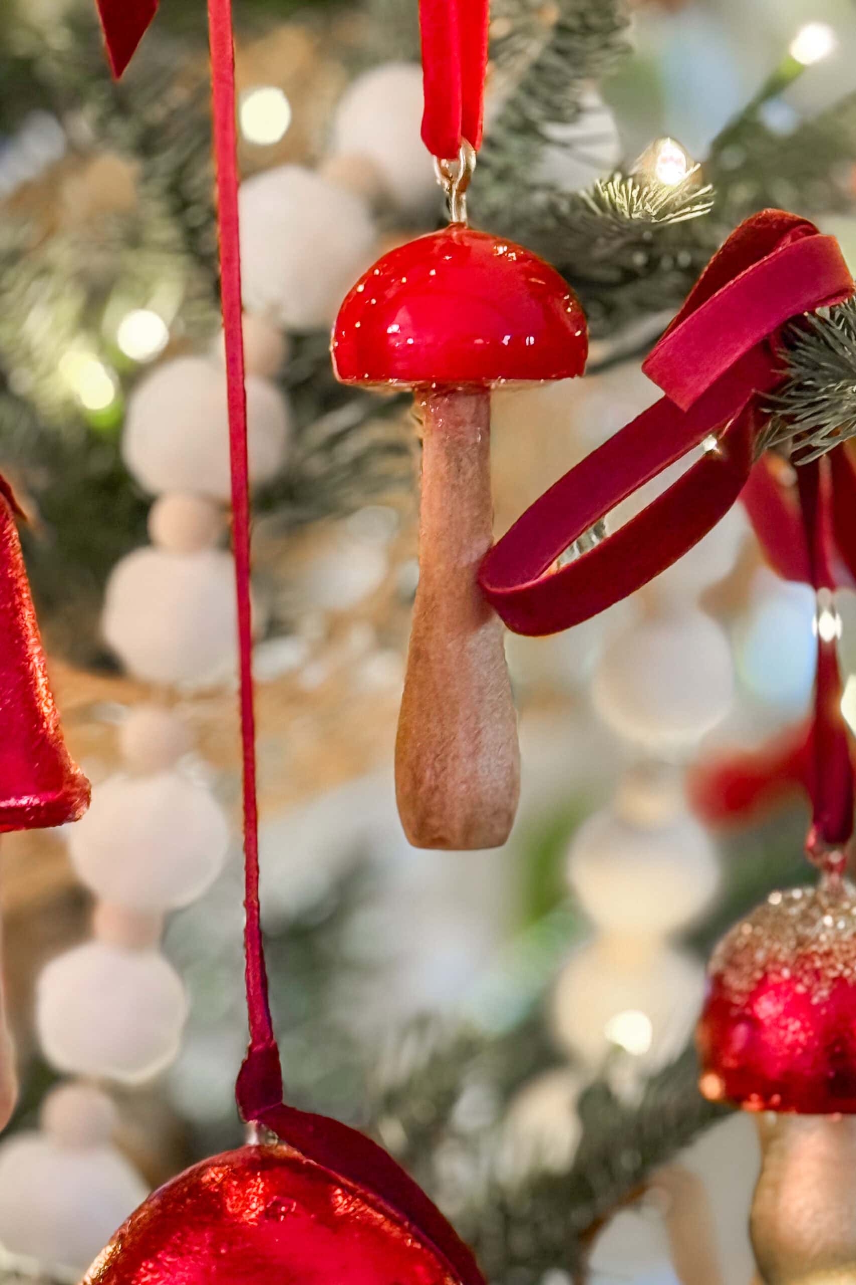 Detailed DIY Mushroom Christmas Ornament — DIY Christmas Decor