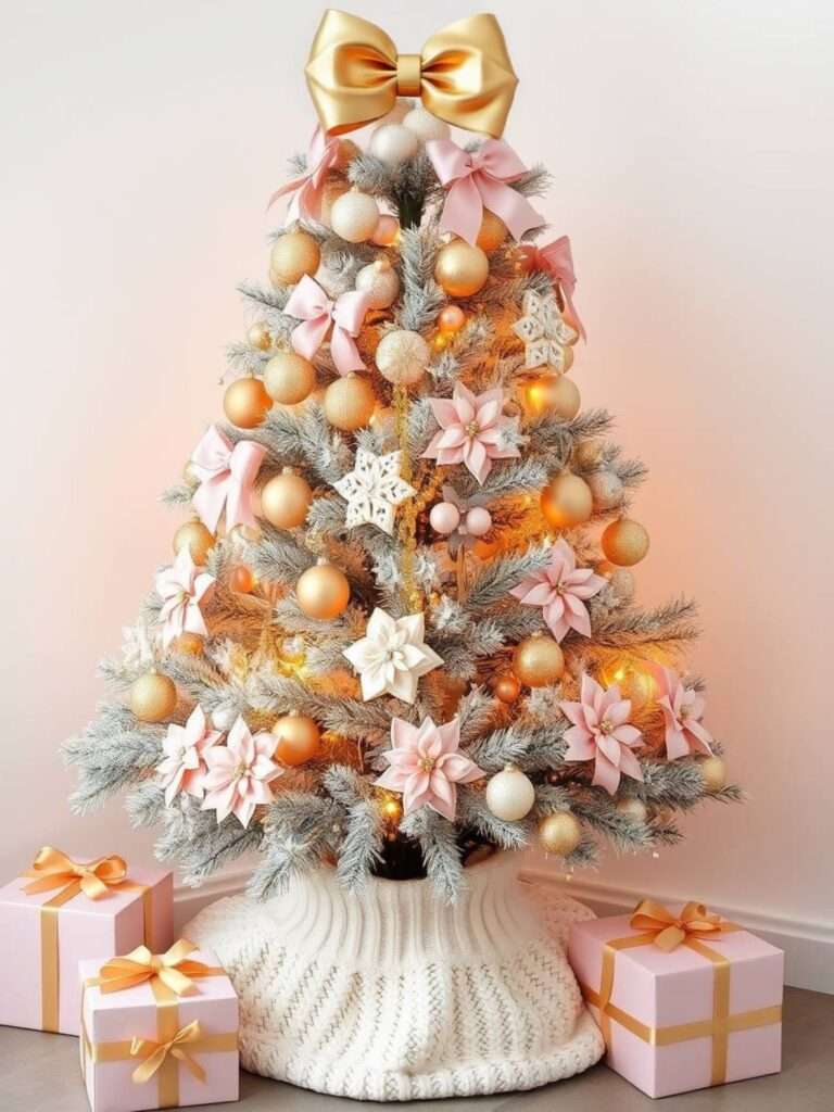 Modern Festive Visual Idea Modern Festive Visual Idea — Pink and Gold Christmas Tree