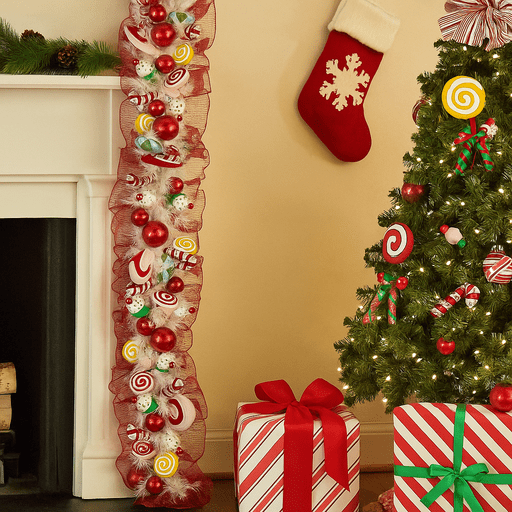 Candy Land Tree and Fireplace Garland Candy Land Tree and Fireplace Garland — Candy Land Christmas Tree