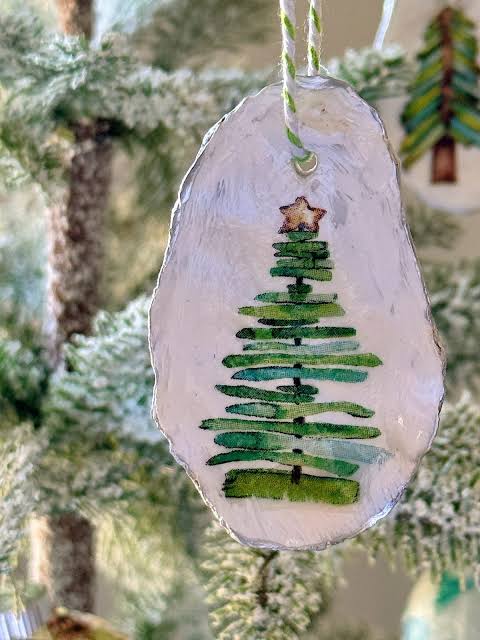 Visual Idea — Offering A Coastal Holiday Touch — Handmade Christmas Ornaments