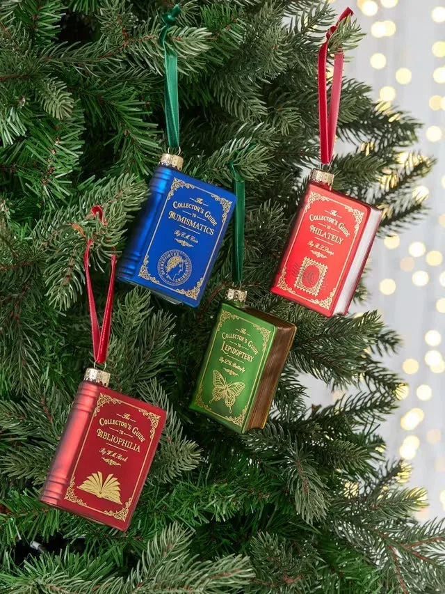 Literary Charm: Book-Shaped Ornaments — Christmas Tree Trends