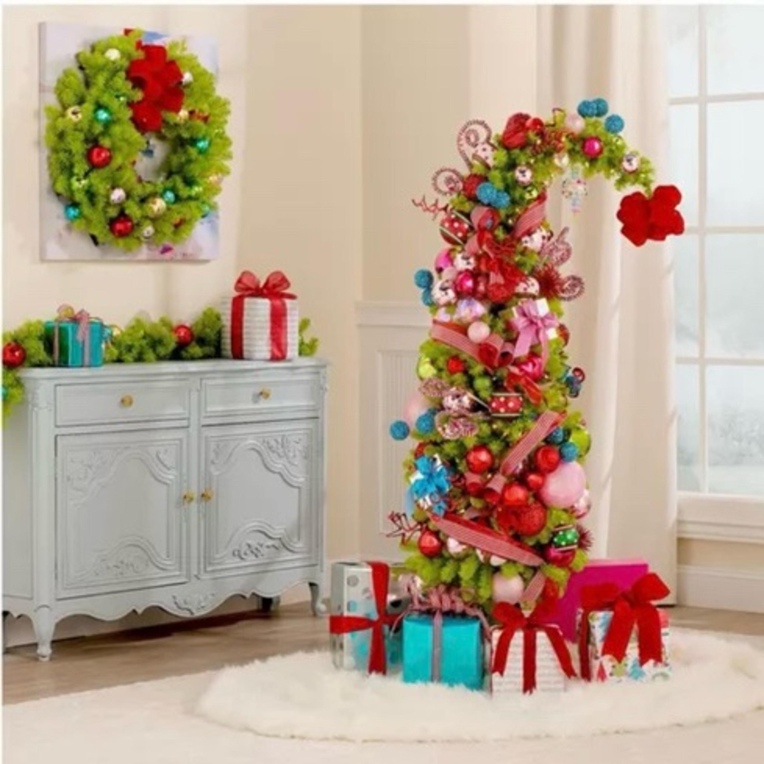 Grinch Christmas Tree with Colorful Gifts Grinch Christmas Tree with Colorful Gifts