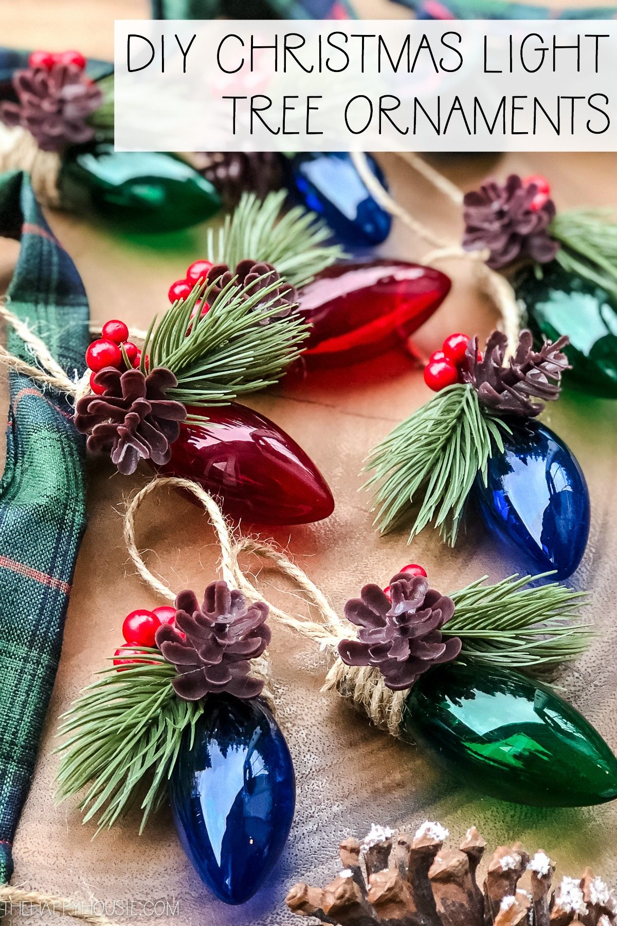 Festive DIY Christmas Light Bulb Ornaments Festive DIY Christmas Light Bulb Ornaments — Christmas Crafts for Adults