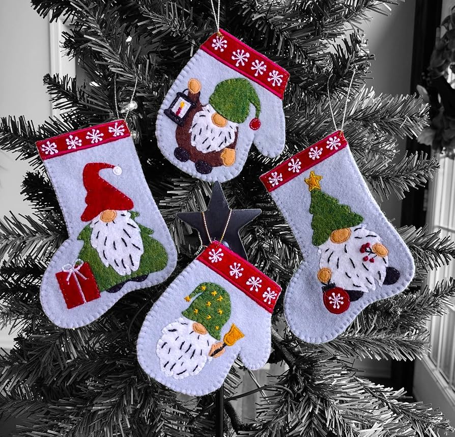 Handmade Felt Christmas Tree Ornaments Handmade Felt Christmas Tree Ornaments — Christmas Crafts for Adults