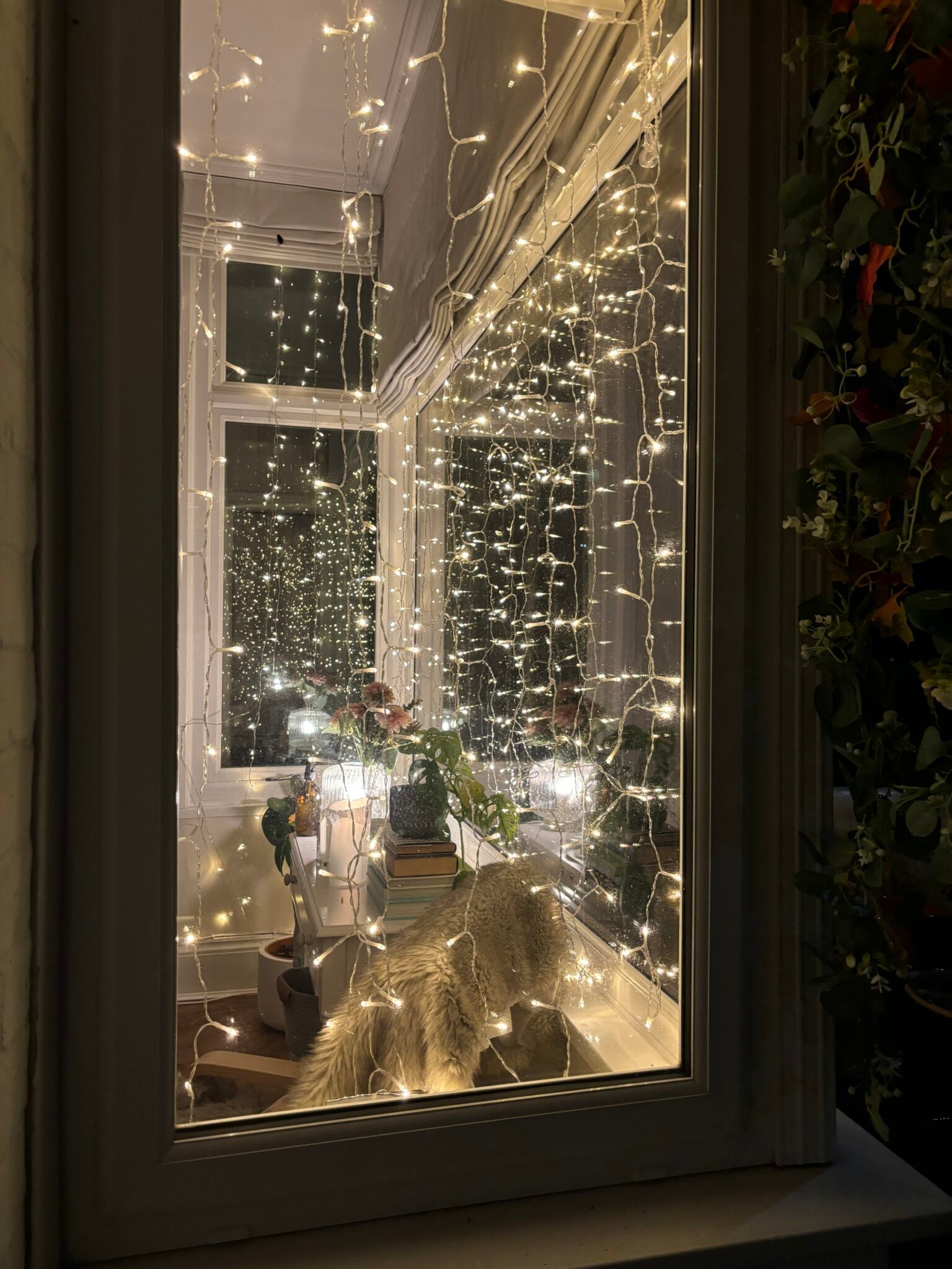 Detail Vignette Visual Idea — Christmas Fairy Lights Window