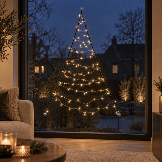 Open Plan Visual Idea — Christmas Fairy Lights Window