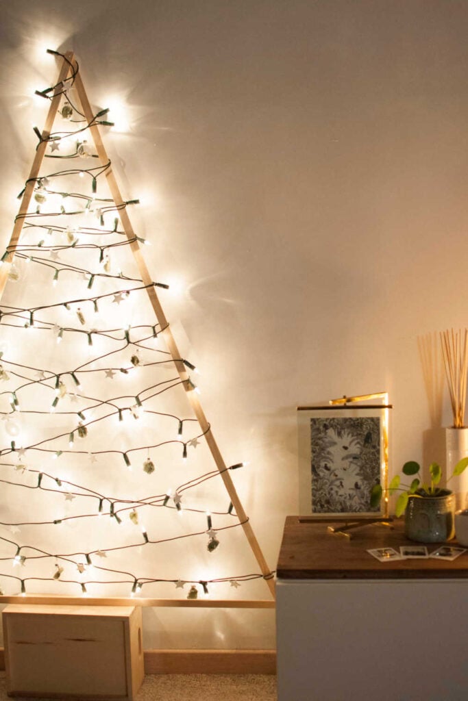 Modern A-Frame Corner Wall Christmas Tree Modern A-Frame Corner Wall Christmas Tree