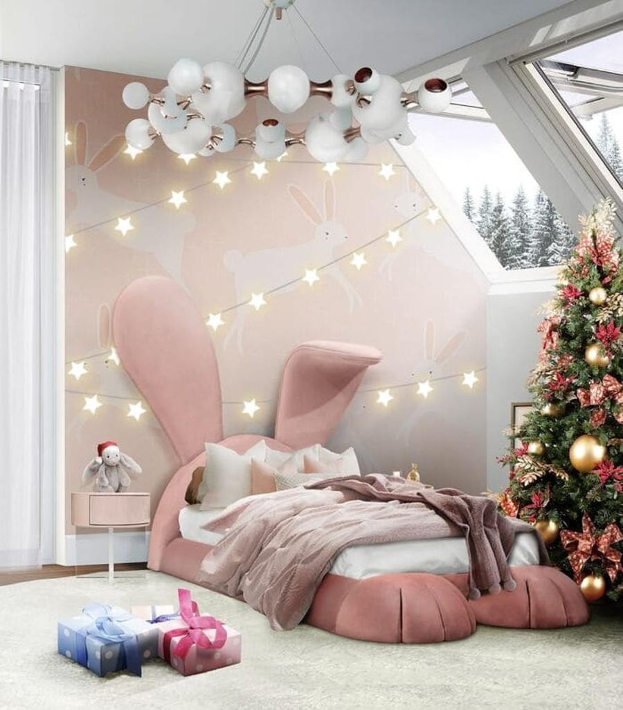 6 Lovely Christmas Decorating Ideas For A Kids' Bedroom