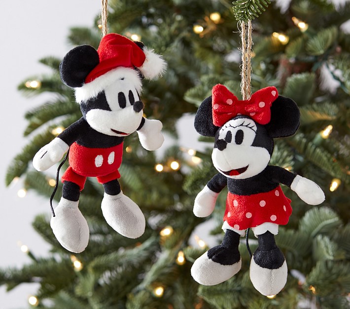 Mickey and Minnie Plush Christmas Ornaments Mickey and Minnie Plush Christmas Ornaments — Disney Christmas Tree