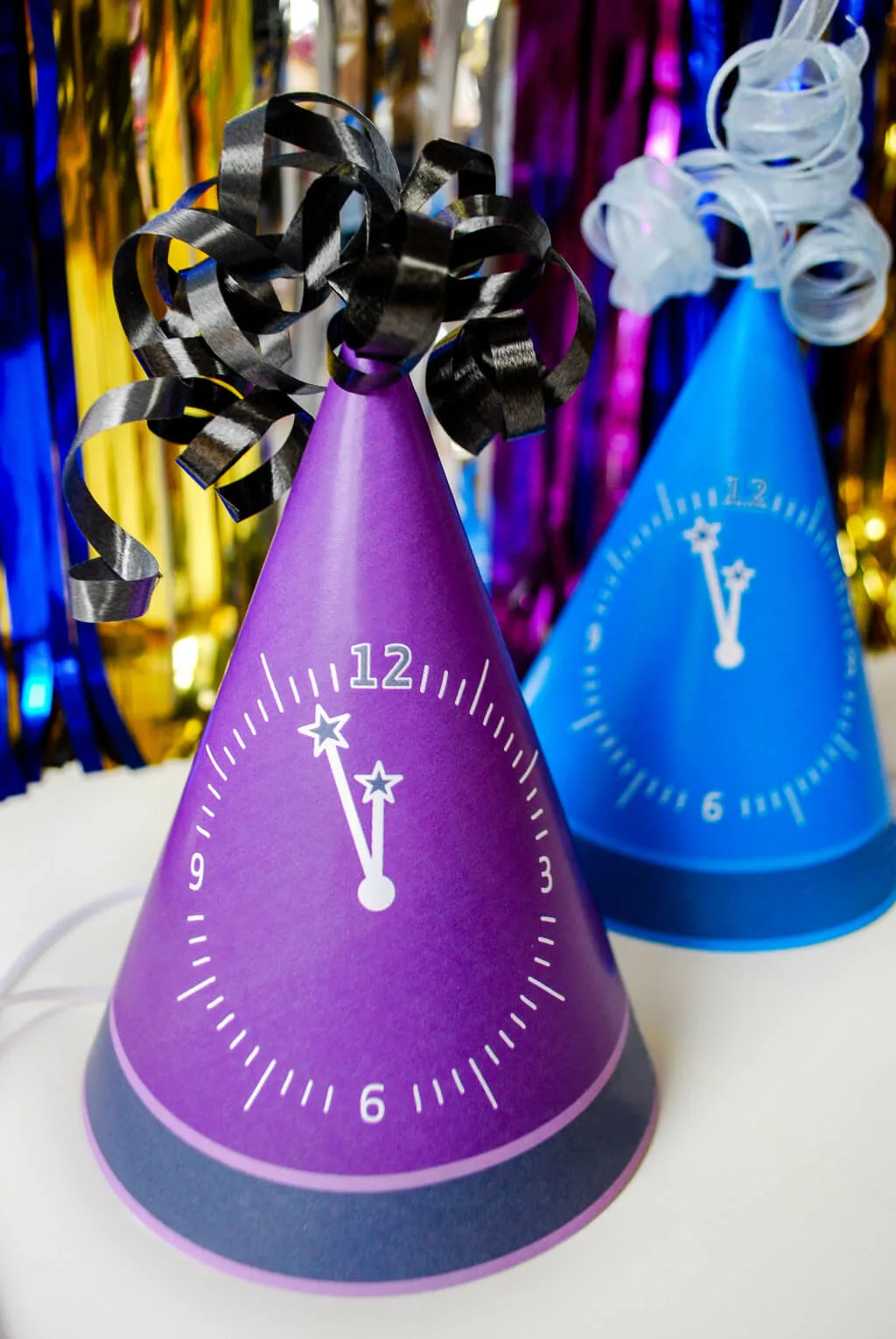 Free printable 2022 New Year's Eve party hats - Merriment Design