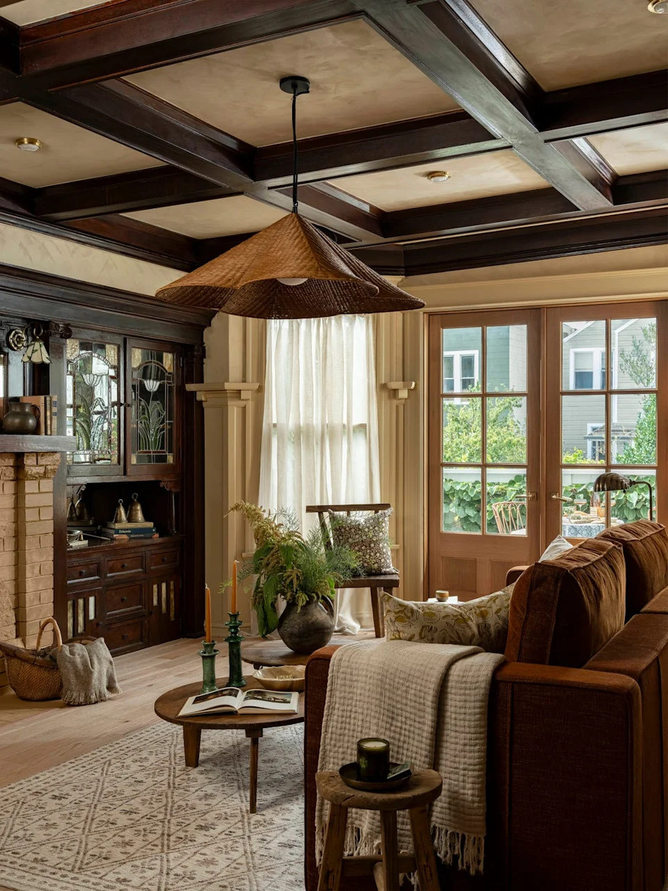 Cozy Living Room with Warm Wood Accents Cozy Living Room with Warm Wood Accents — New Years Eve Date Night at Home