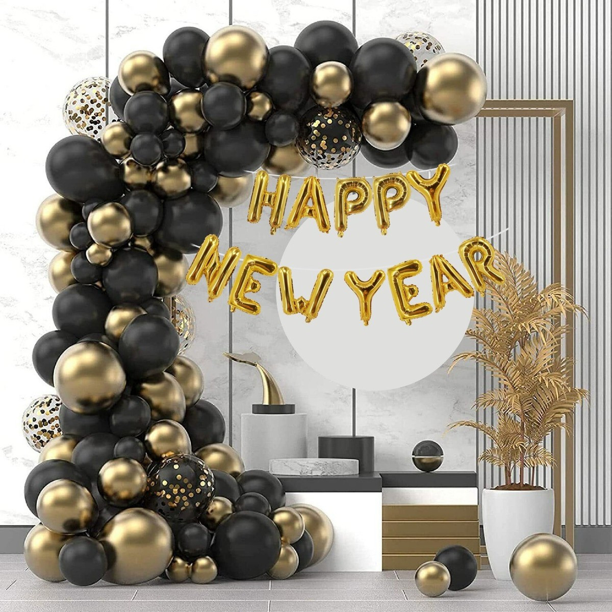 2026 Happy New Year Balloons 16" LETTER Foil Eve Party Decor BUNTING Banner UK | eBay