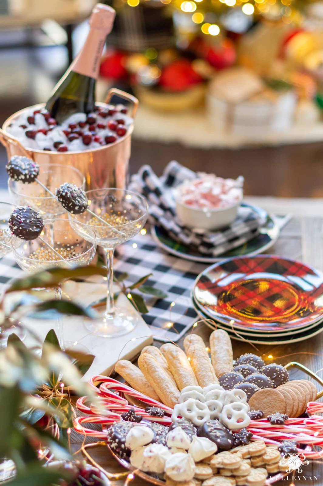 Eclectic Grazing Table for New Year's Eve Celebration — New Years Eve Table Decor